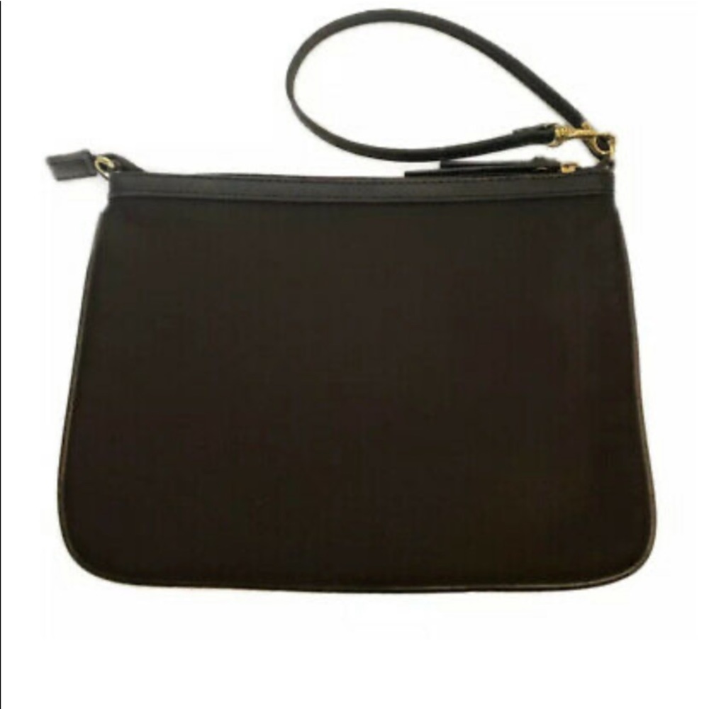 Tutilo New York black nylon wristlet lap top bag size 12/9 Guc - Picture 8 of 13